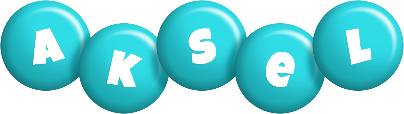 Aksel candy-azur logo
