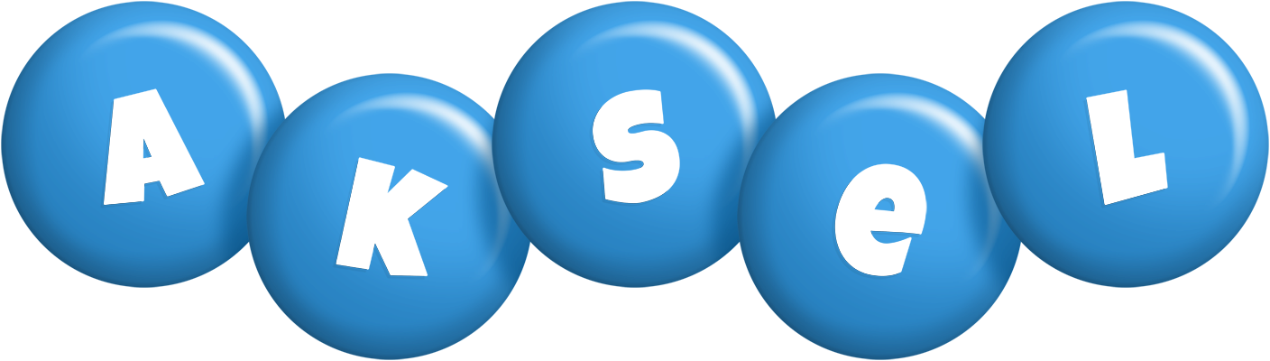 Aksel candy-blue logo