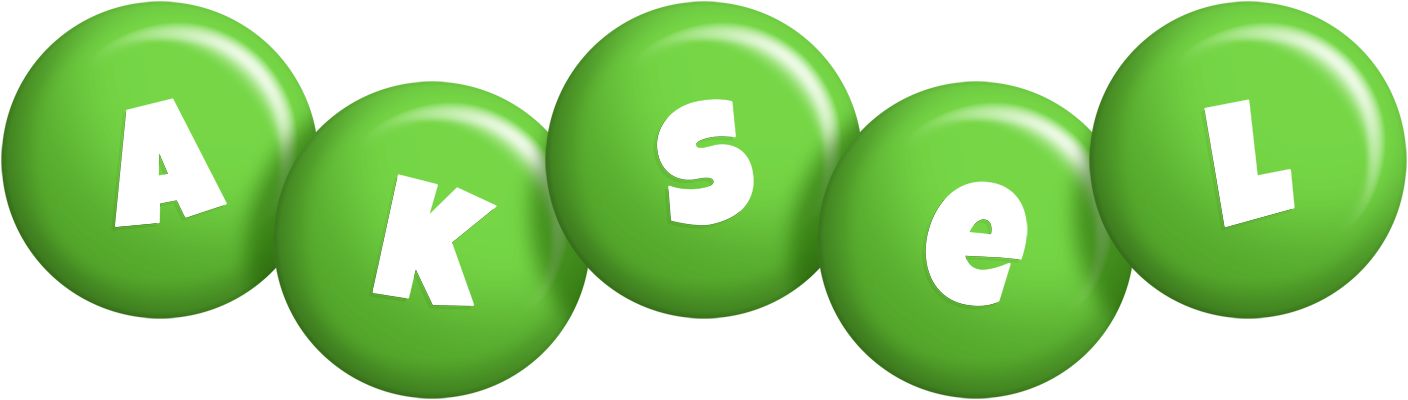 Aksel candy-green logo