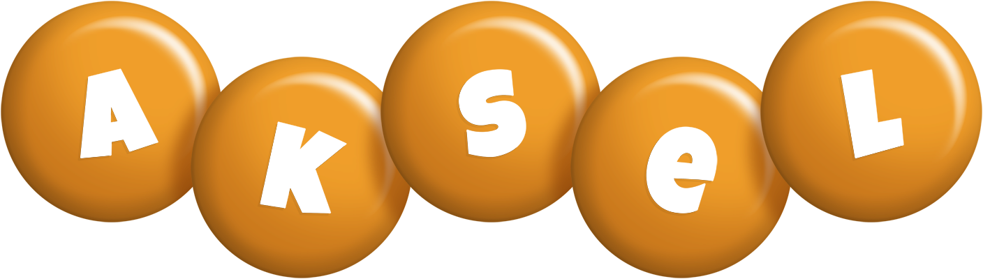 Aksel candy-orange logo