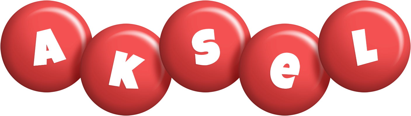 Aksel candy-red logo