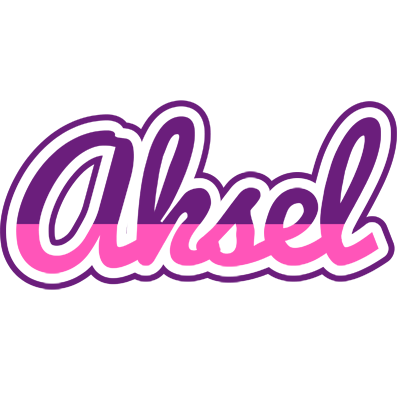 Aksel cheerful logo