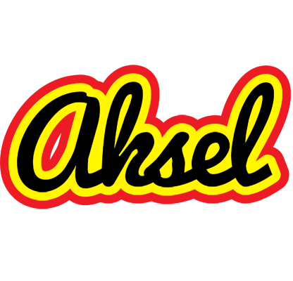Aksel flaming logo