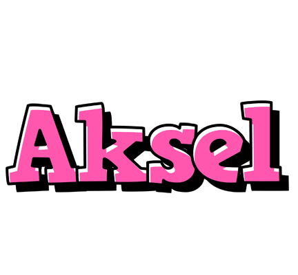 Aksel girlish logo
