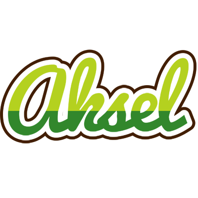 Aksel golfing logo