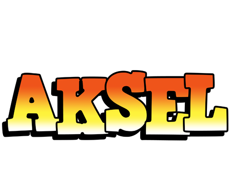 Aksel sunset logo