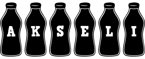 Akseli bottle logo