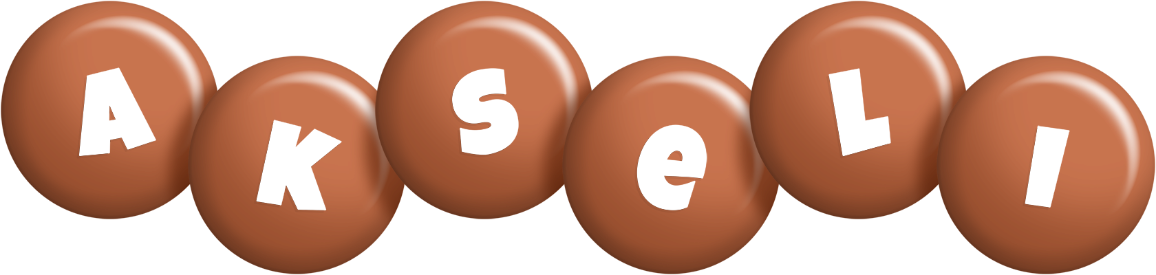 Akseli candy-brown logo