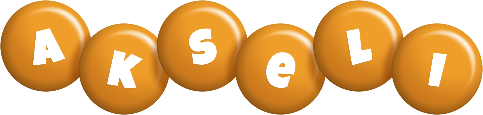 Akseli candy-orange logo