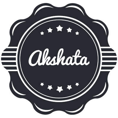 Akshata badge logo