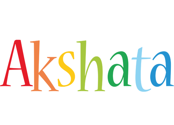 Akshata birthday logo