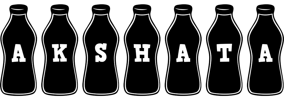 Akshata bottle logo