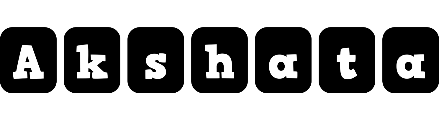 Akshata box logo
