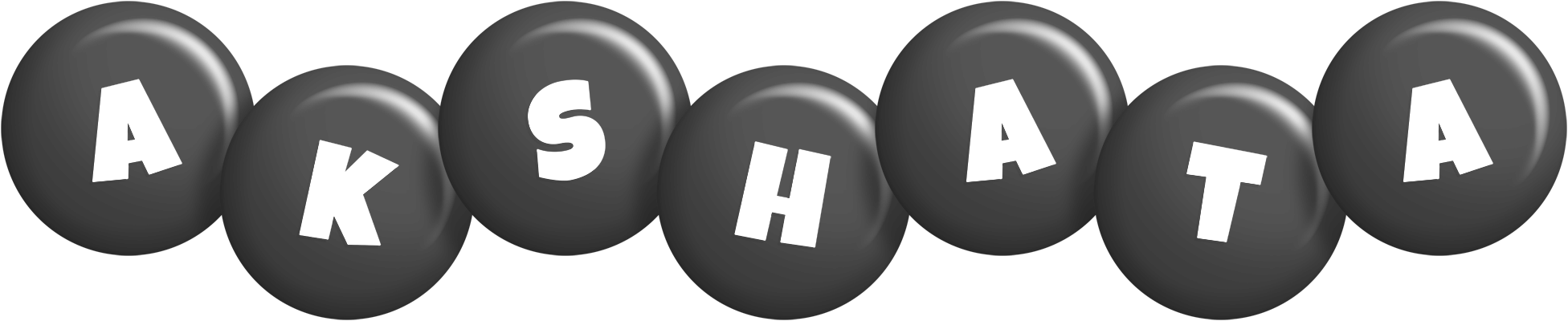 Akshata candy-black logo