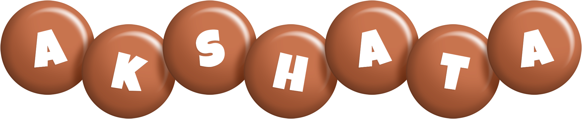 Akshata candy-brown logo