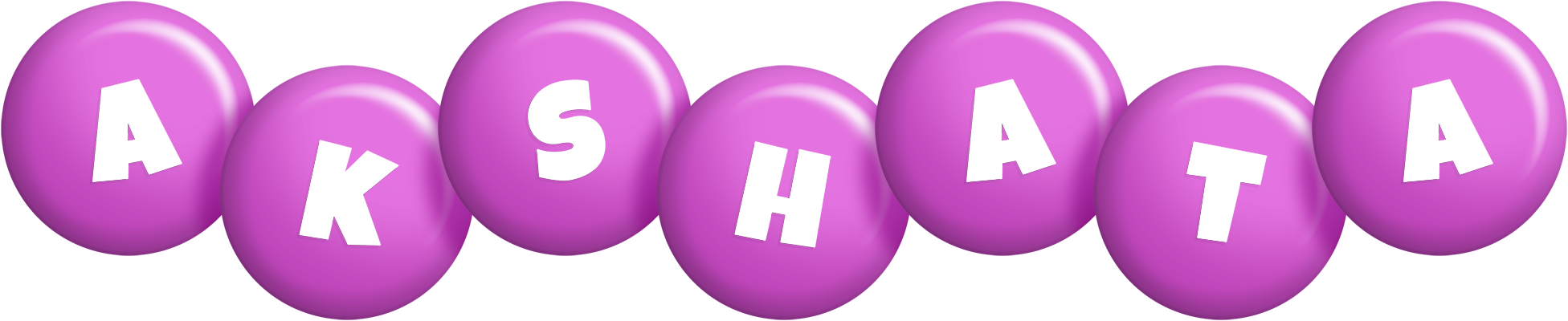 Akshata candy-purple logo