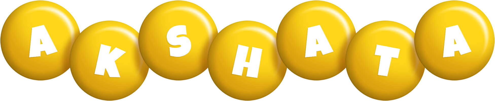 Akshata candy-yellow logo