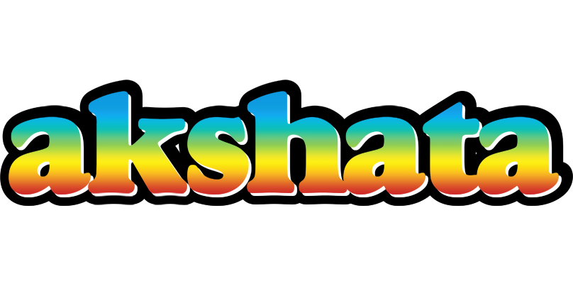 Akshata color logo