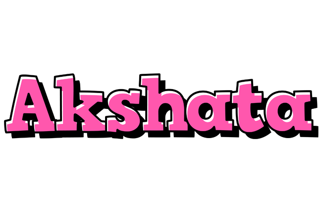 Akshata girlish logo