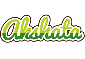 Akshata golfing logo