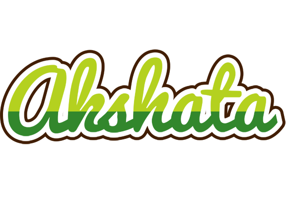 Akshata golfing logo