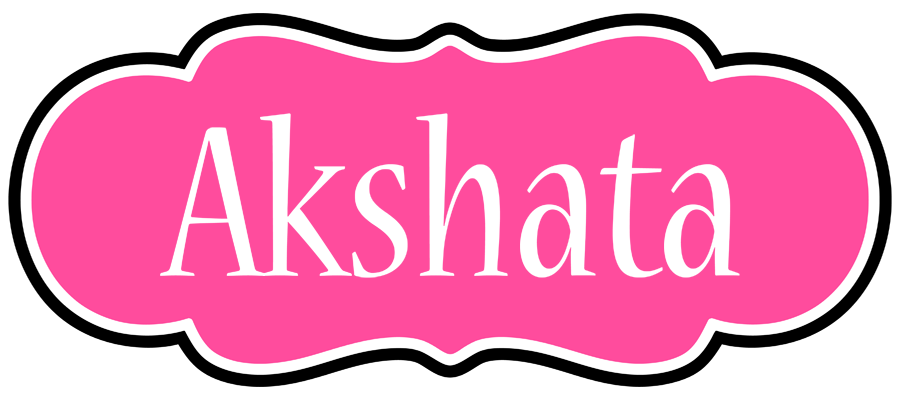 Akshata invitation logo