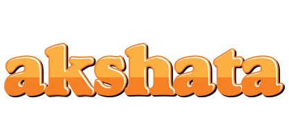 Akshata orange logo