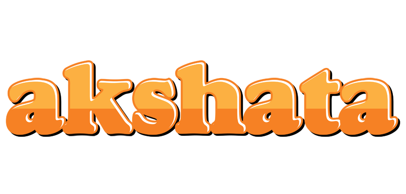 Akshata orange logo