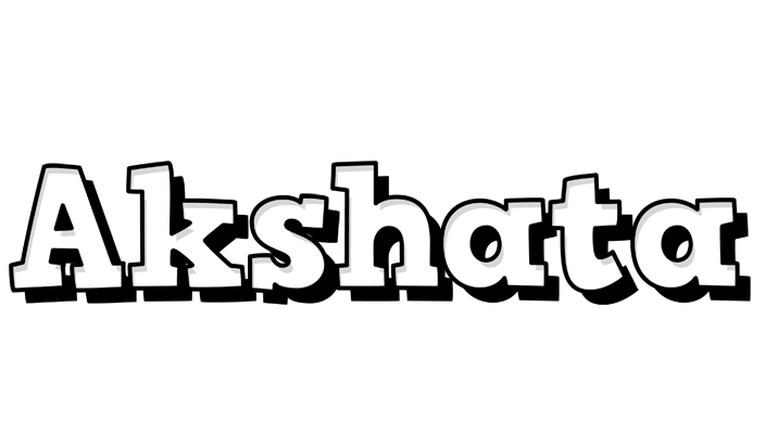Akshata snowing logo