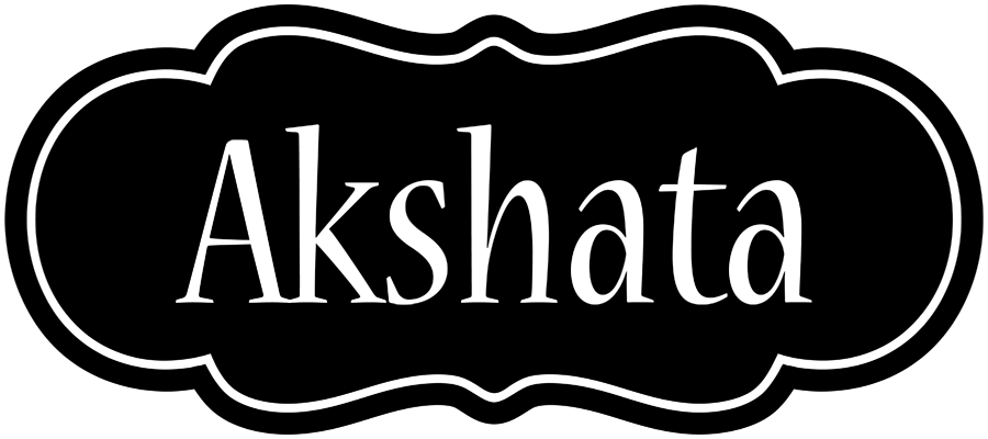 Akshata welcome logo