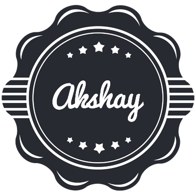 Akshay badge logo