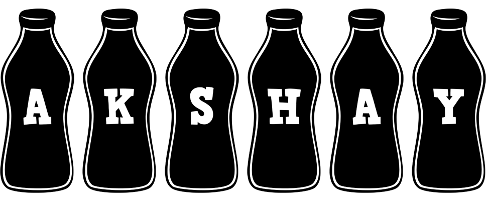Akshay bottle logo