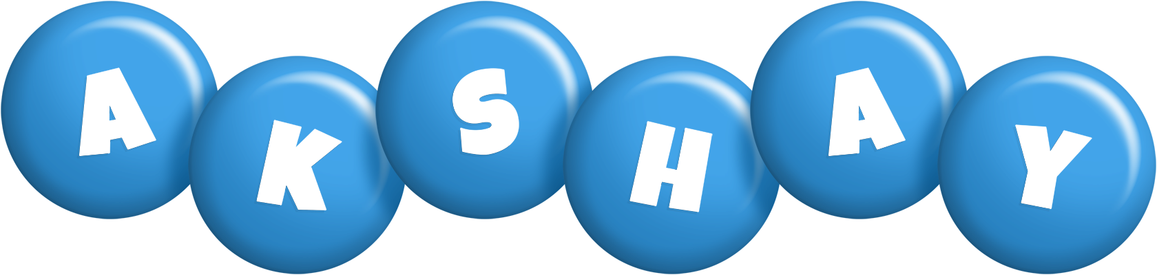 Akshay candy-blue logo