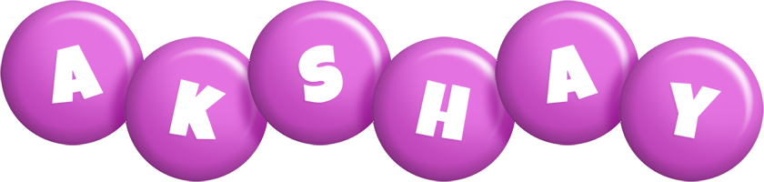 Akshay candy-purple logo