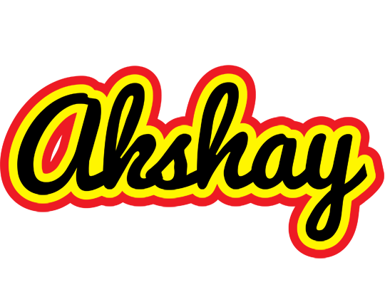 Akshay flaming logo