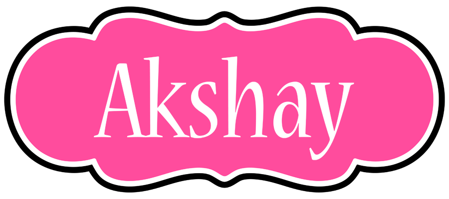 Akshay invitation logo