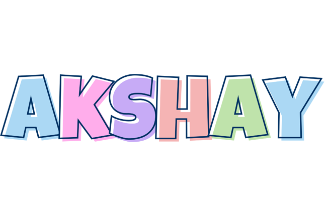 Akshay pastel logo