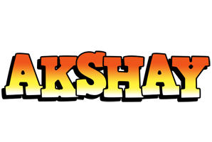 Akshay sunset logo