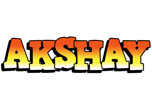 Akshay sunset logo