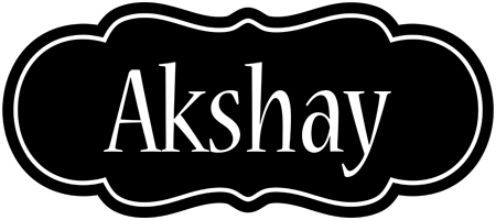 Akshay welcome logo