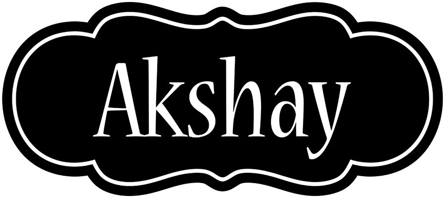 Akshay welcome logo