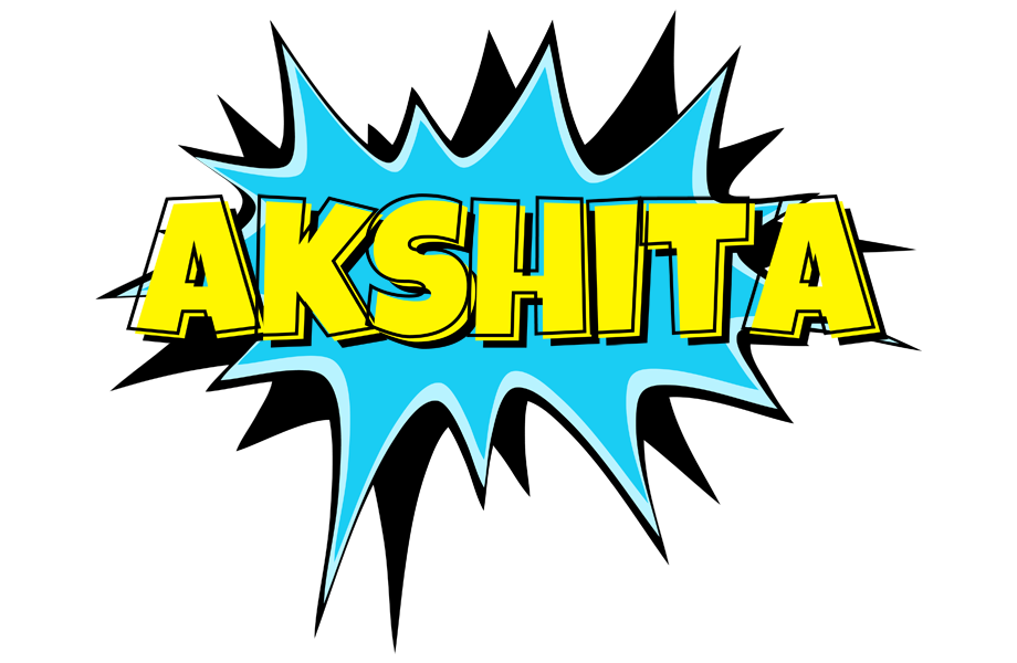 Akshita amazing logo