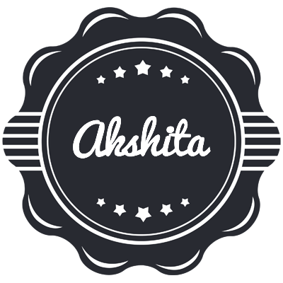 Akshita badge logo