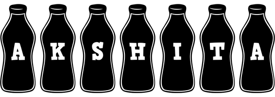 Akshita bottle logo