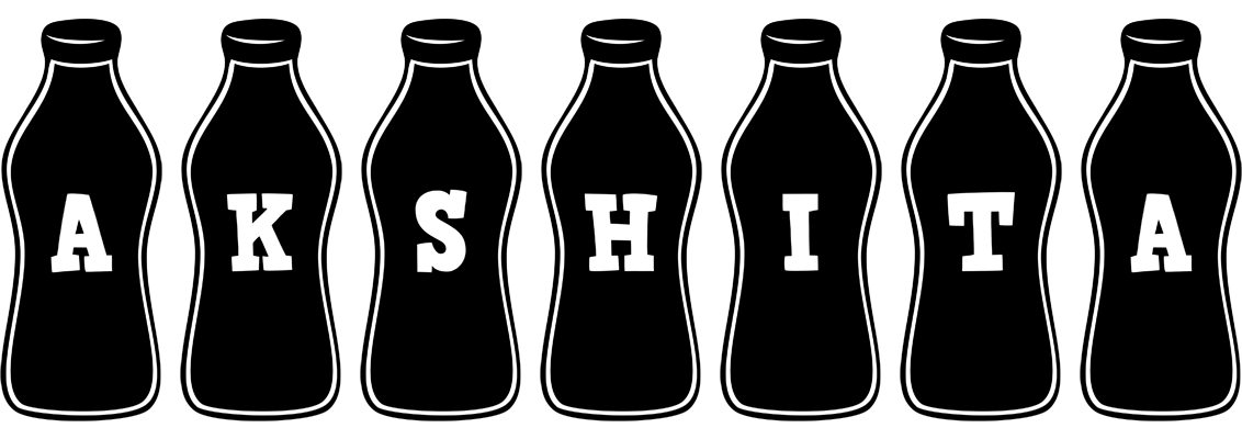 Akshita bottle logo