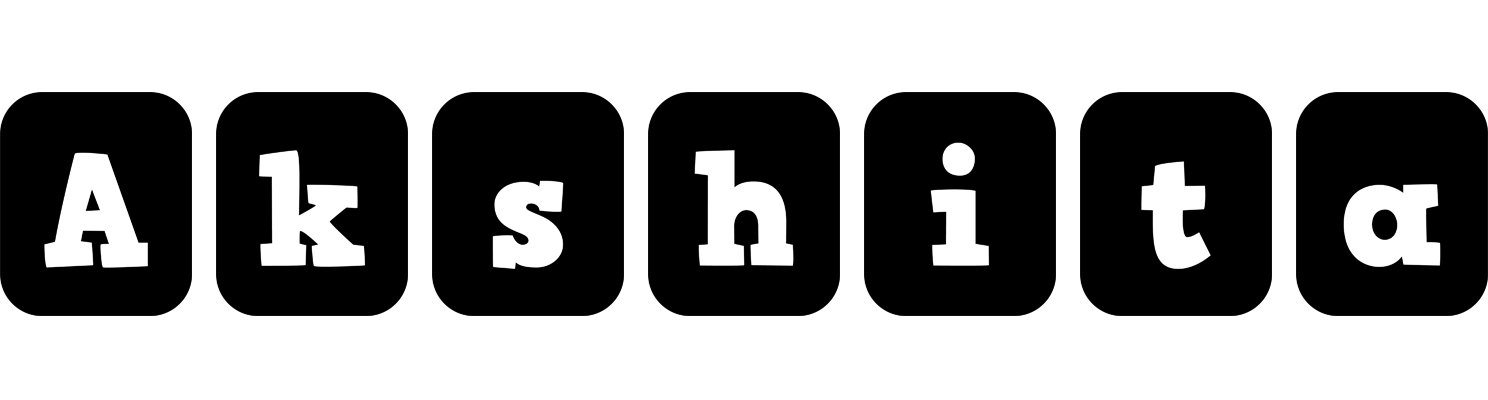 Akshita box logo