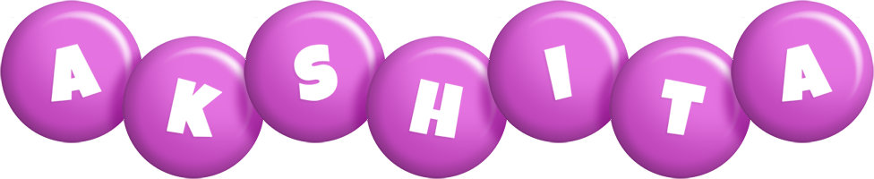 Akshita candy-purple logo