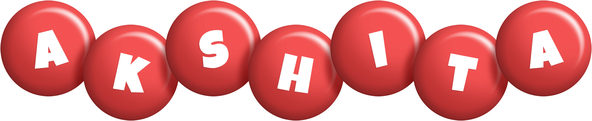 Akshita candy-red logo