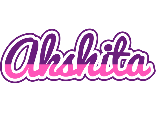 Akshita cheerful logo