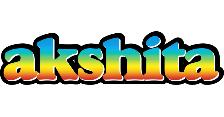 Akshita color logo
